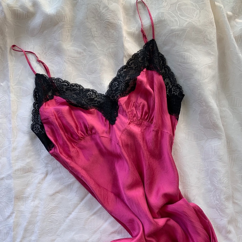 Vintage Y2K Victoria’s Secret Silk Slip Dress M - Picture 2 of 8
